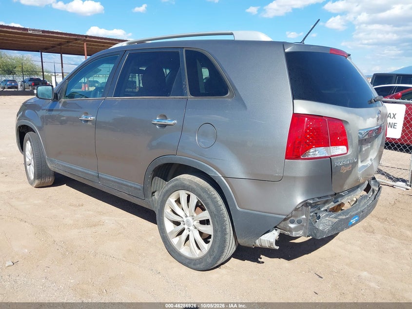 Vin: 5xykt4a29bg047323, lot: 46787072, kia sorento lx v6 20113
