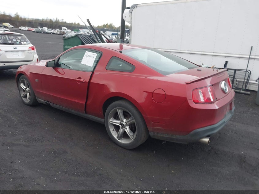 Vin: 1zvbp8ch5a5156265, lot: 46787075, ford mustang gt/gt premium 20103