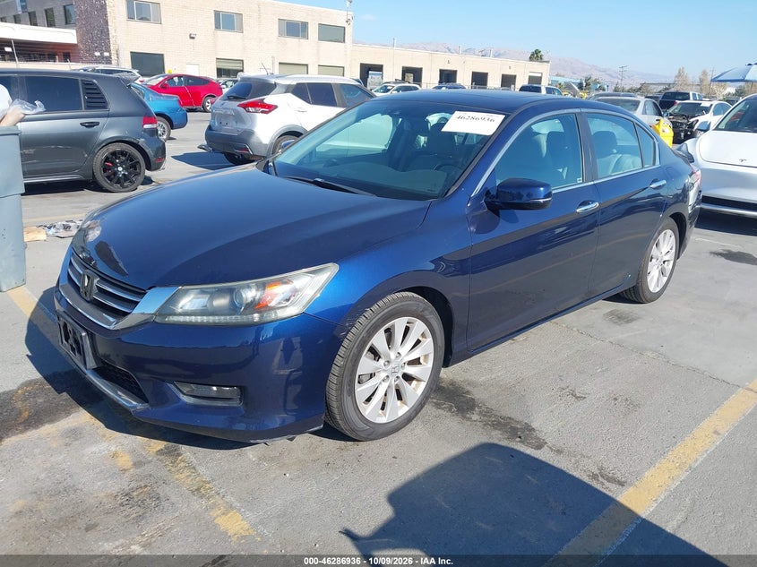 2014 Honda Accord Ex-L, Правый зад, IAAI, VIN 1HGCR2F86EA165534 — фото 2