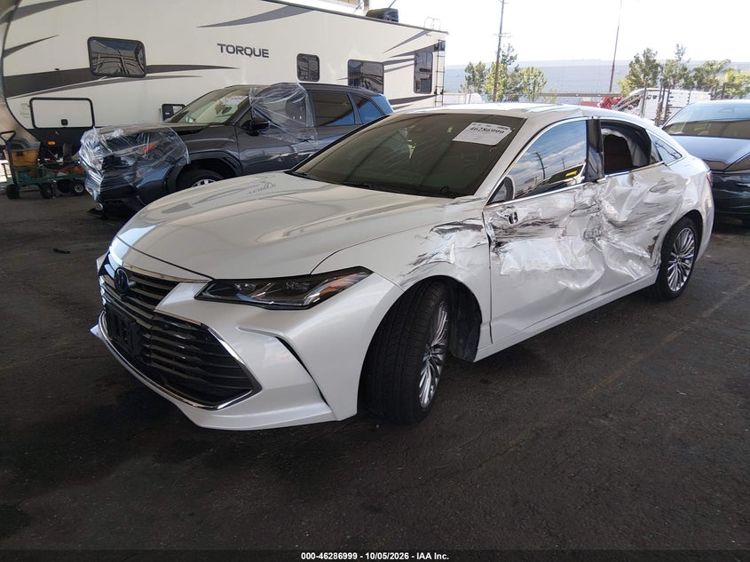 Vin: 4t1da1ab0nu015727, lot: 46787145, toyota avalon limited hybrid 20222