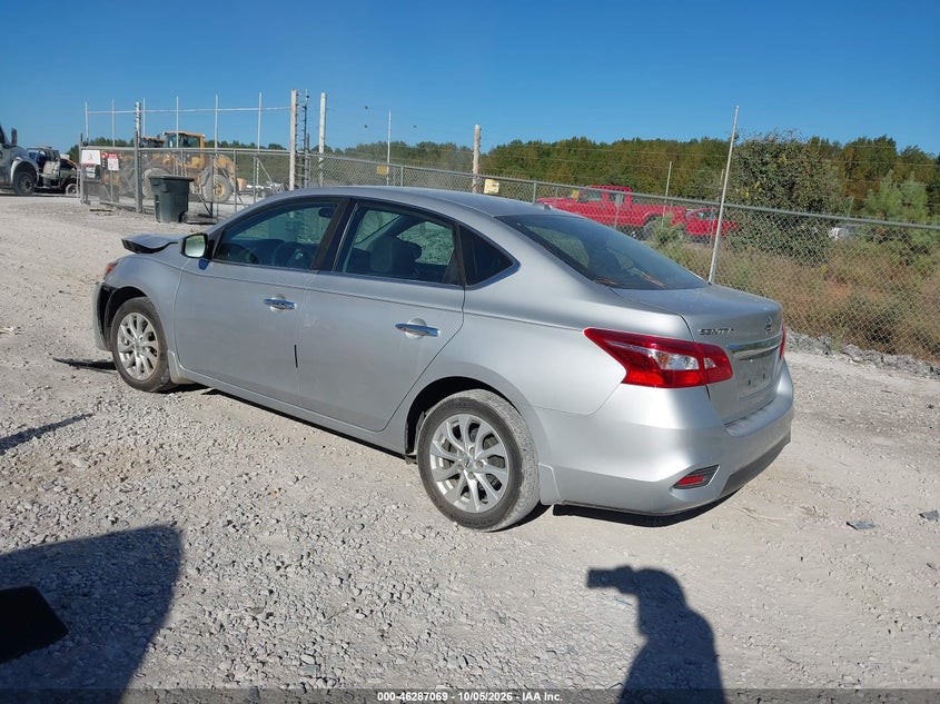 Vin: 3n1ab7ap3ky454516, lot: 46787215, nissan sentra sv 20193