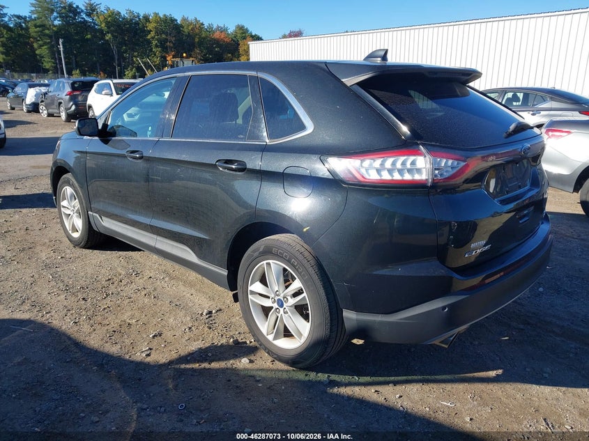 Vin: 2fmtk4j95fbb24263, lot: 46787219, ford edge sel 20153