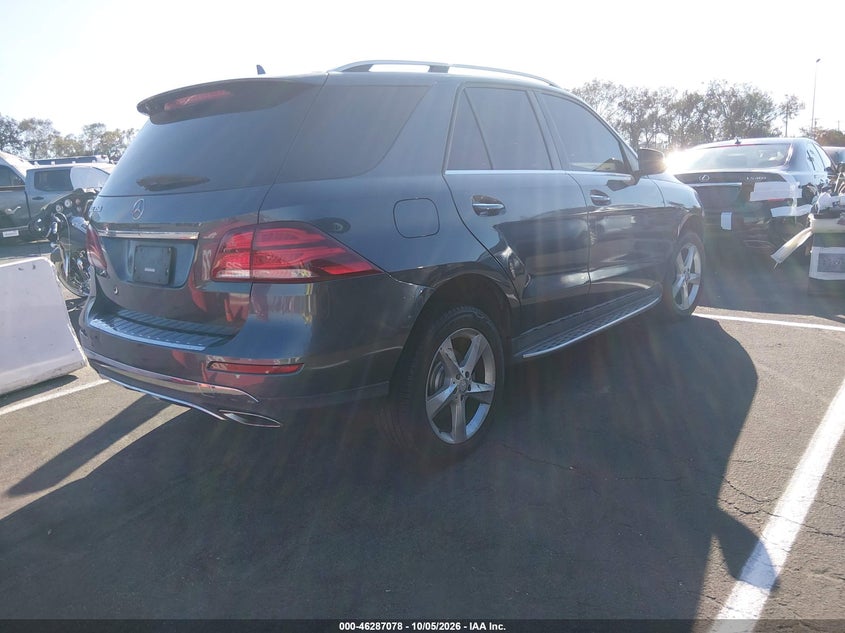 Vin: 4jgda5jb6ga731303, lot: 46787224, mercedes-benz gle 350 20164