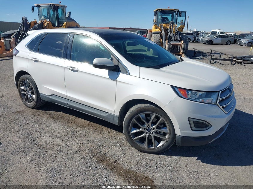 Vin: 2fmpk3k86fbc42257, lot: 46787230, ford edge titanium 2015 img_1