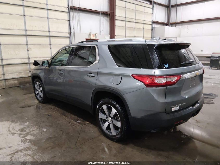 Vin: 1gnevhkw0jj261977, lot: 46787244, chevrolet traverse 3lt 20183