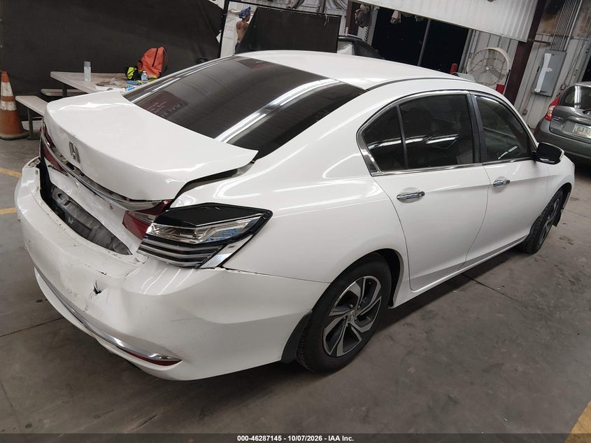 Vin: 1hgcr2f35ha263754, lot: 46787291, honda accord lx 20174
