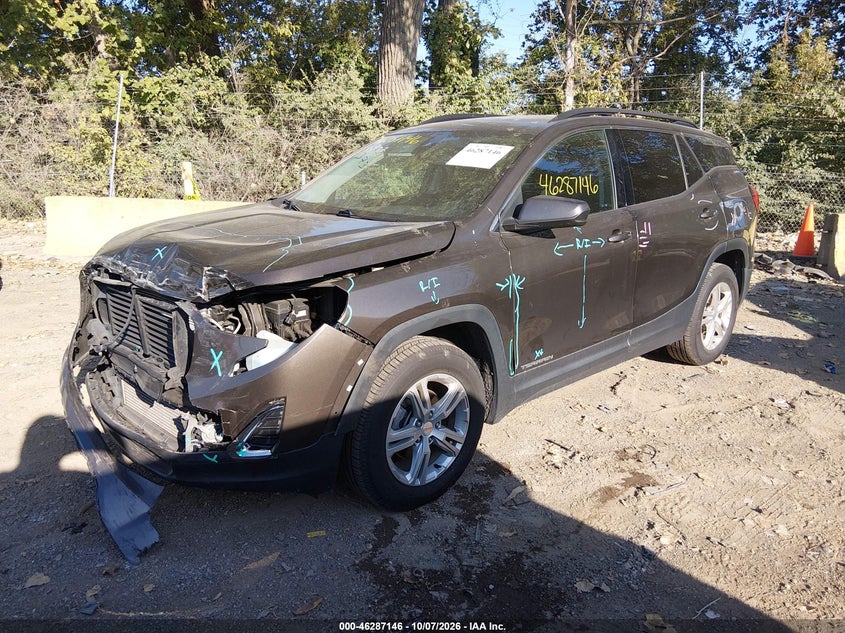 Vin: 3gkalmevxll200001, lot: 46787292, gmc terrain fwd sle 20202