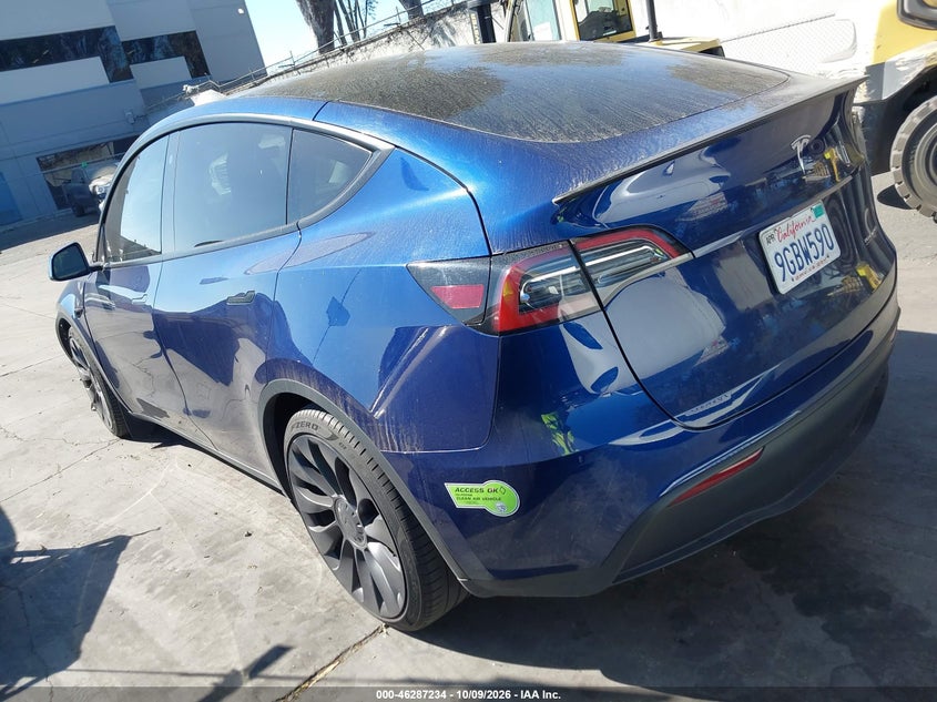 Vin: 7saygdef6pf762167, lot: 46787380, tesla model y performance dual motor all-wheel drive 20233