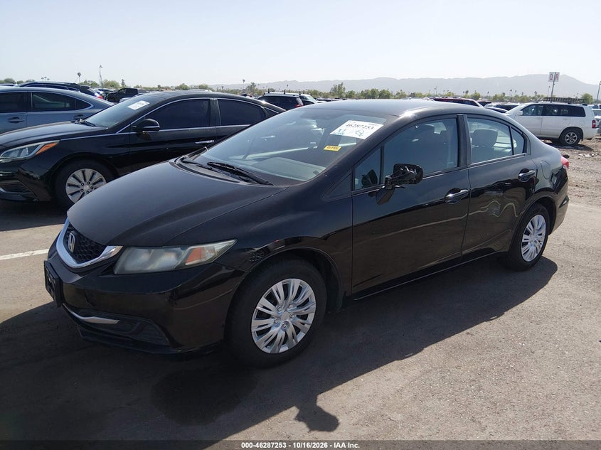 Vin: 19xfb2f52ee214246, lot: 46787399, honda civic lx 20142
