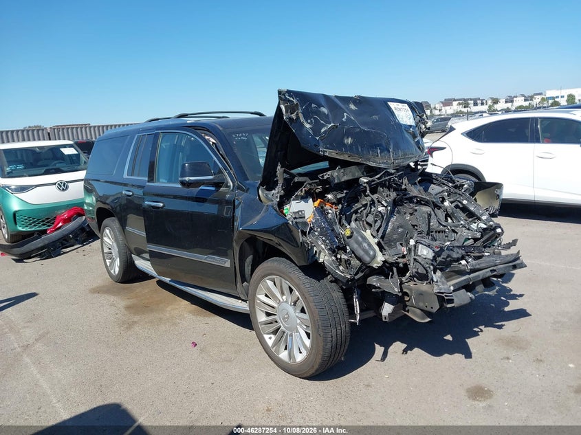 Vin: 1gys4tkj3fr560680, lot: 46787400, cadillac escalade esv premium 20151