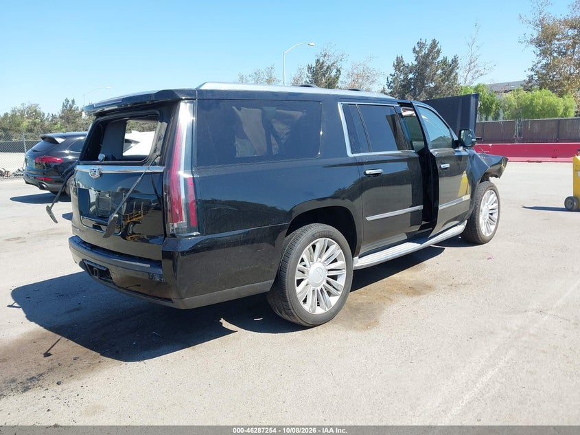 Vin: 1gys4tkj3fr560680, lot: 46787400, cadillac escalade esv premium 20154