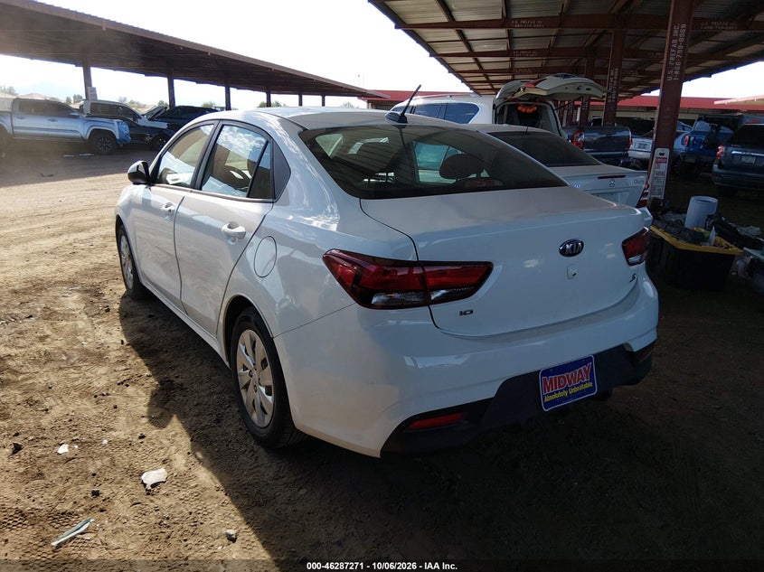 Vin: 3kpa24ab2je048646, lot: 46787417, kia rio s 20183
