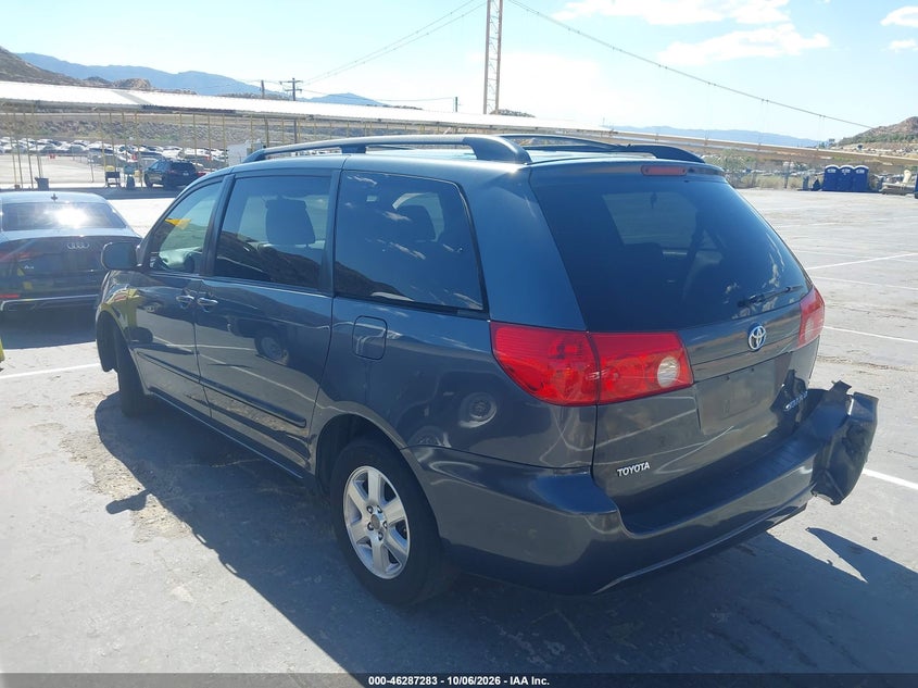 Vin: 5tdkk4cc6as324195, lot: 46787429, toyota sienna le 20103