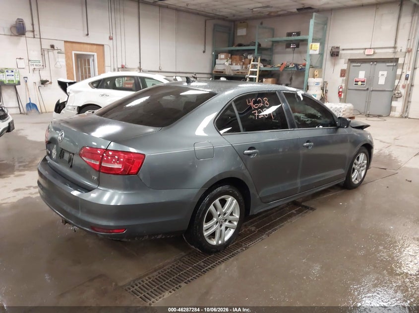Vin: 3vwla7aj4fm227723, lot: 46787430, volkswagen jetta 2.0l tdi s 20154
