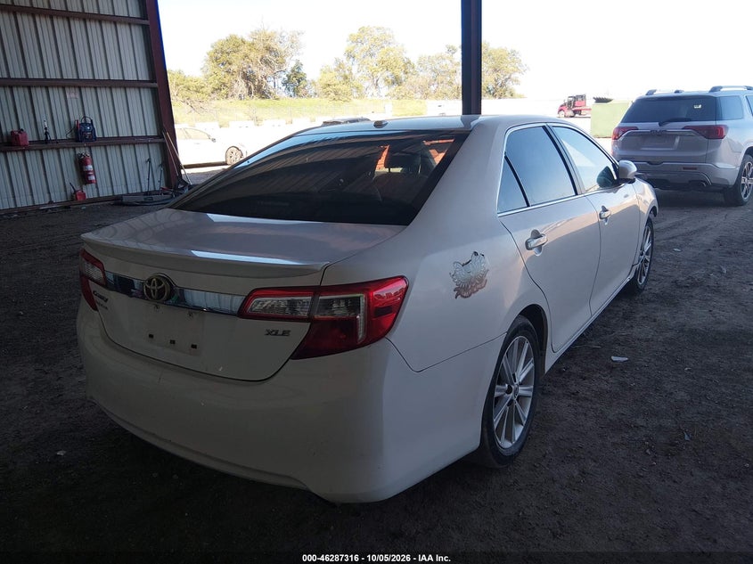 Vin: 4t4bf1fk6cr214916, lot: 46787462, toyota camry xle 20124