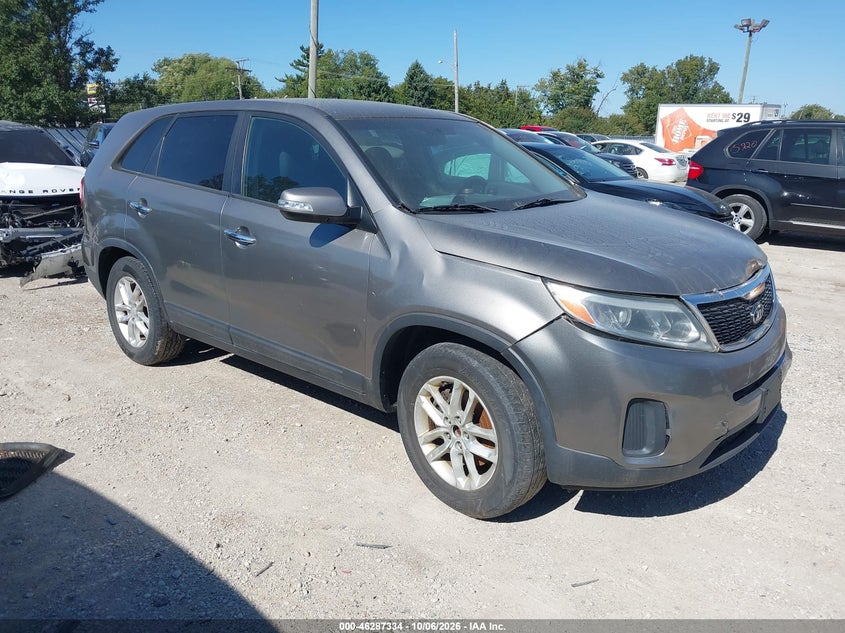 Vin: 5xykt3a68fg657586, lot: 46787480, kia sorento lx 20151