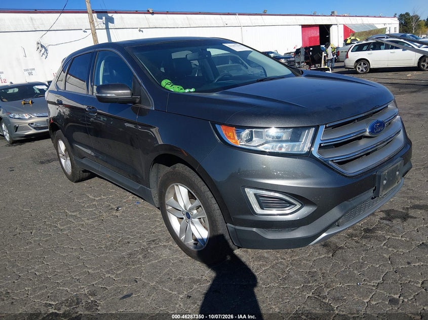 Vin: 2fmtk4j94fbb07261, lot: 46787496, ford edge sel 20151