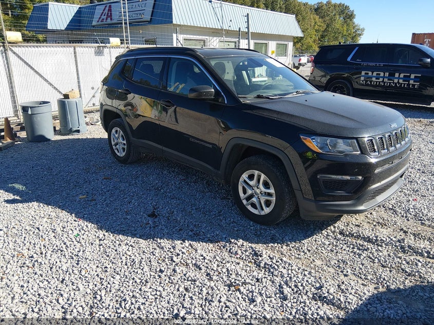 Vin: 3c4njdab2kt657284, lot: 46787508, jeep compass sport 4x4 2019 img_1