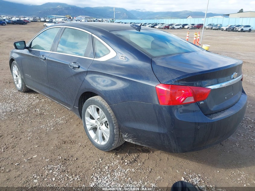 Vin: 1g1125s37fu131214, lot: 46787522, chevrolet impala lt 20153
