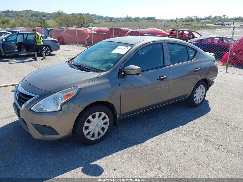 Vin: 3n1cn7ap9hl820632, lot: 46787563, nissan versa 1.6 s+ 20172