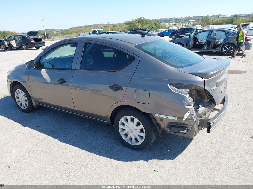 Vin: 3n1cn7ap9hl820632, lot: 46787563, nissan versa 1.6 s+ 20173