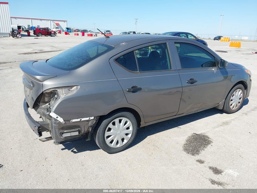 Vin: 3n1cn7ap9hl820632, lot: 46787563, nissan versa 1.6 s+ 20174