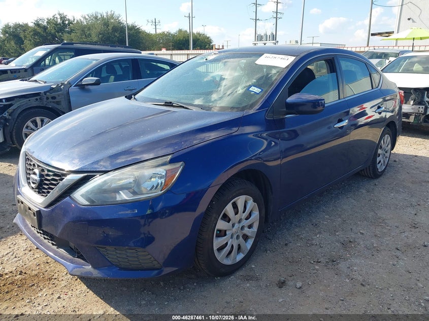 Vin: 3n1ab7ap7ky259504, lot: 46787607, nissan sentra sv 20192