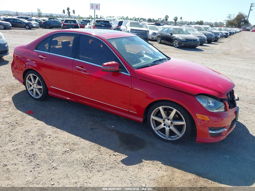 Vin: wddgf4hb1dr259792, lot: 46787633, mercedes-benz c 250 sport 2013 img_1