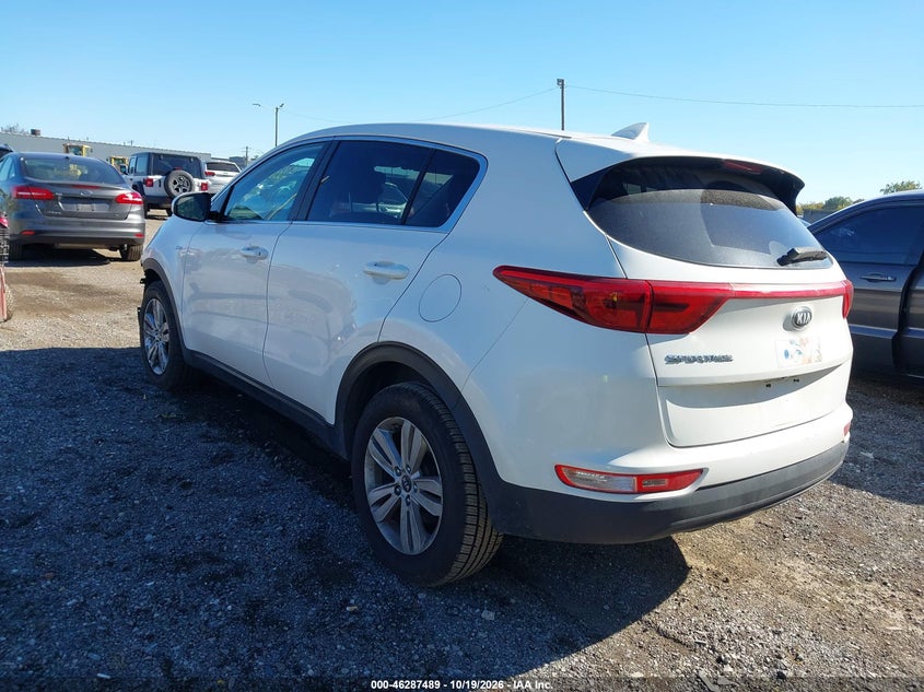Vin: kndpmcac6j7444487, lot: 46787635, kia sportage lx 20183