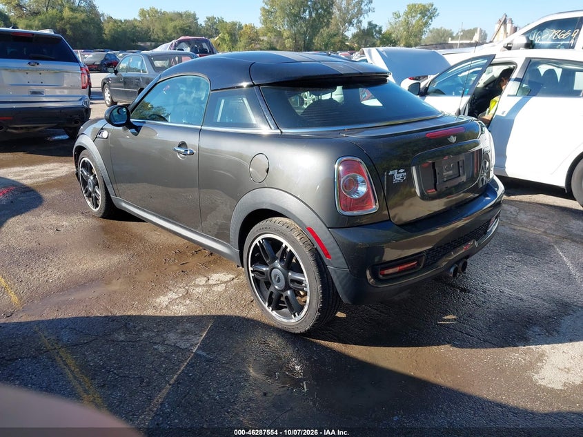 Vin: wmwsx3c57dt466944, lot: 46787701, mini coupe cooper s 20133