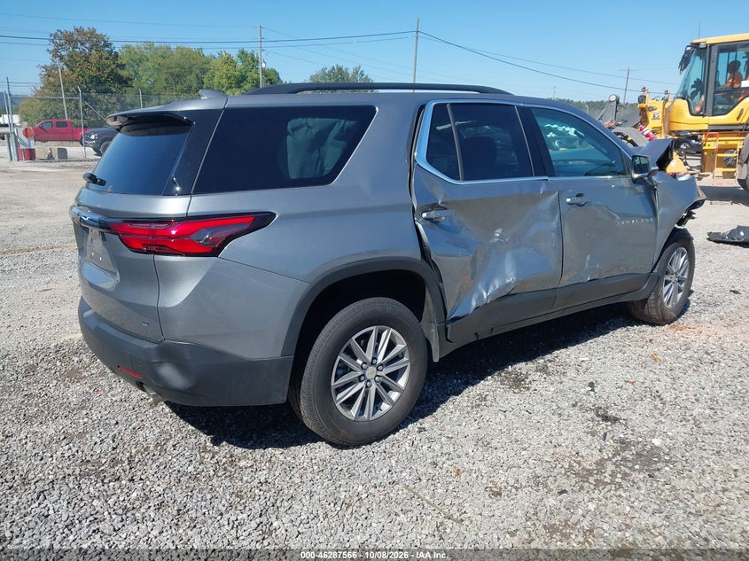 Vin: 1gnevgkw4pj136905, lot: 46787712, chevrolet traverse awd lt cloth 20234
