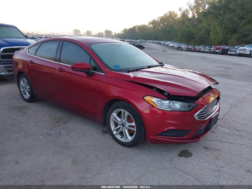 Vin: 3fa6p0hd2jr218137, lot: 46787714, ford fusion se 20181