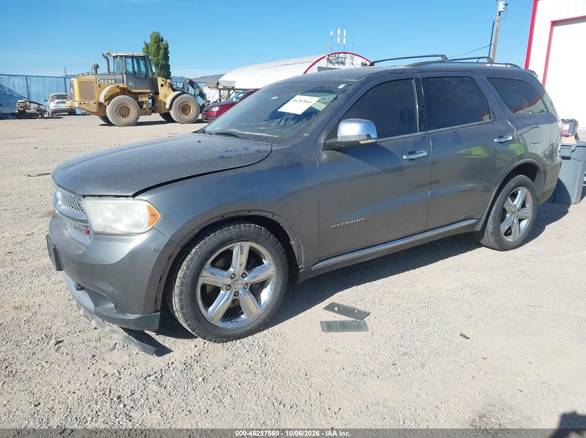 Vin: 1c4sdjet0cc172456, lot: 46787715, dodge durango citadel 20122