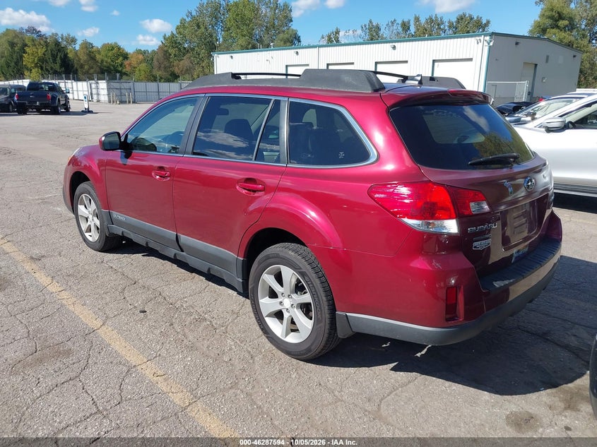 Vin: 4s4brbcc0e3275773, lot: 46787740, subaru outback 2.5i premium 20143