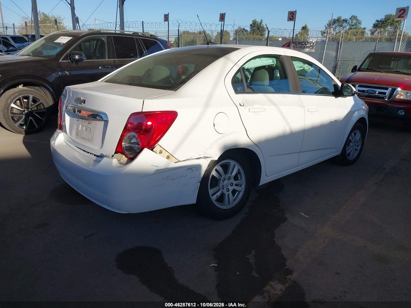 Vin: 1g1jc5sh1e4106803, lot: 46787758, chevrolet sonic lt auto 20144