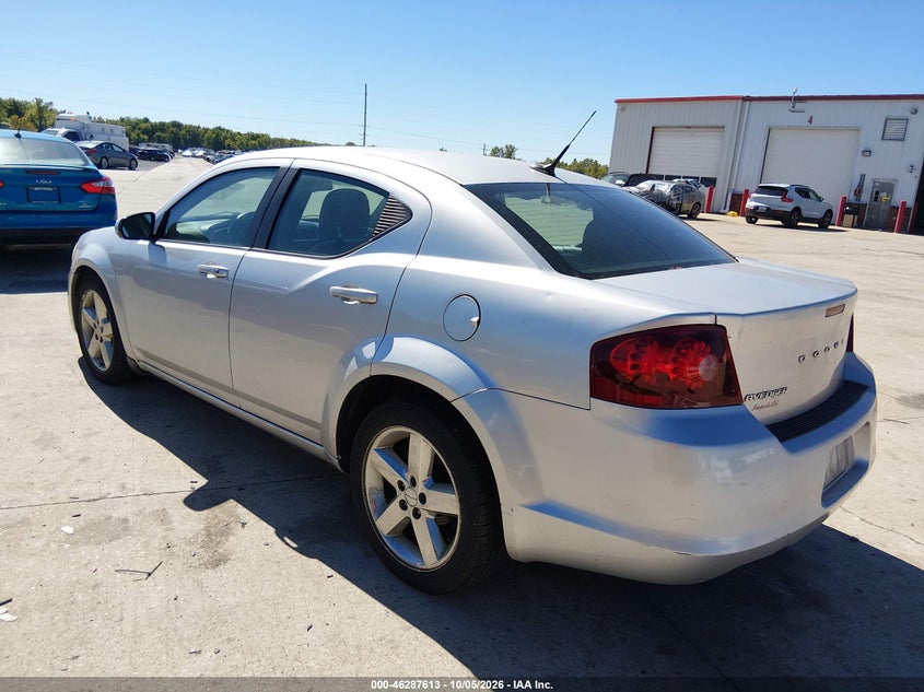 Vin: 1b3bd2fg9bn531606, lot: 46787759, dodge avenger lux 20113
