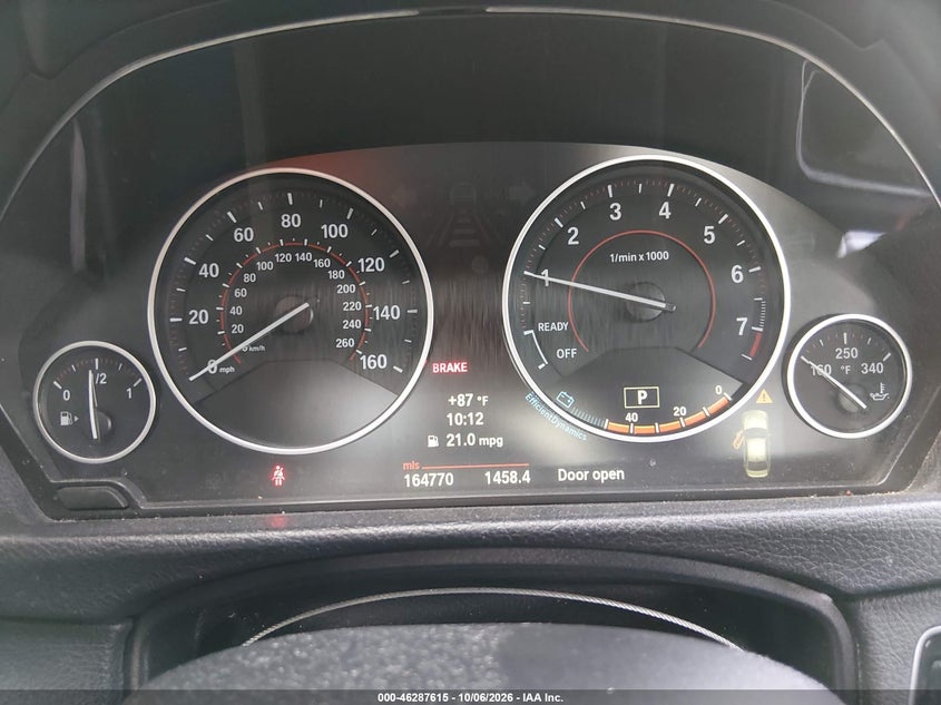 BMW 328I 2013 VIN WBA3B5C53DF593929