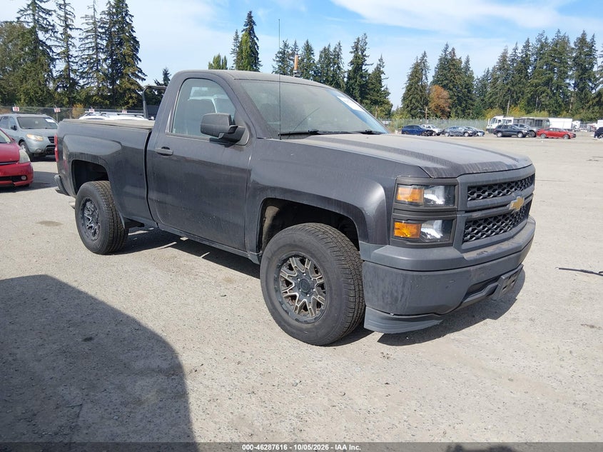 Vin: 1gcncpeh7ez358154, lot: 46787762, chevrolet silverado 1500 work truck 1wt 20141