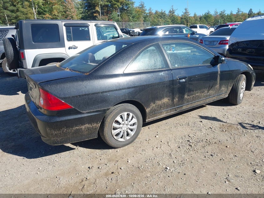 HONDA CIVIC 2005 VIN 1HGEM22565L054229