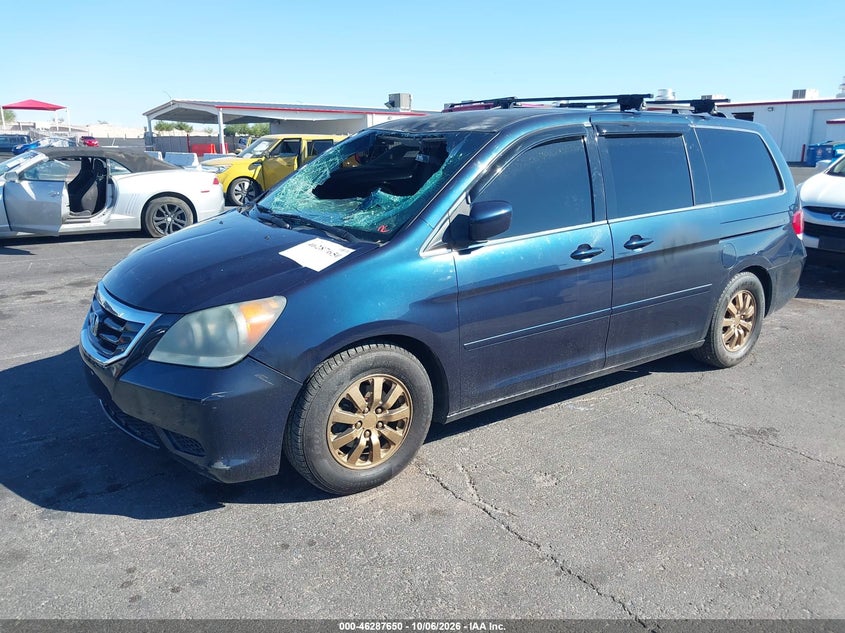 2010 Honda Odyssey Ex, Front End, IAAI, VIN 5FNRL3H4XAB105106 — photo 2