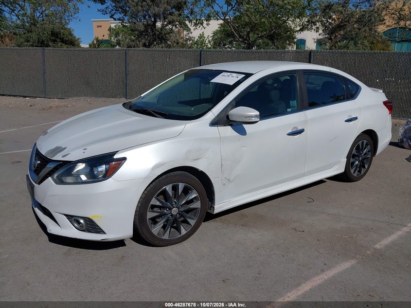 Vin: 3n1ab7ap0jy207582, lot: 46787824, nissan sentra sr 20182
