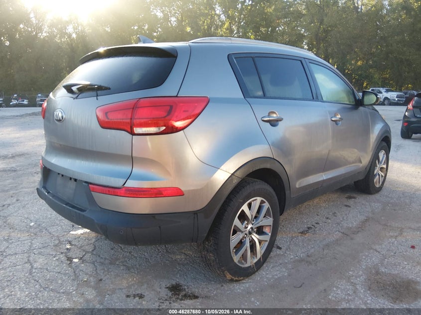Vin: kndpbcac2e7588615, lot: 46787826, kia sportage lx 20144