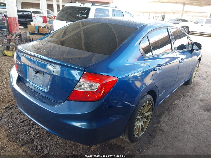 Vin: 2hgfb2f51ch514394, lot: 46787839, honda civic lx 20124