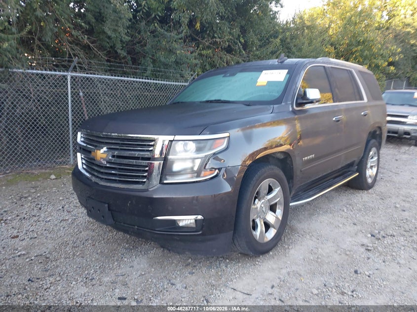 2017 Chevrolet Tahoe Premier, Удар спереди, IAAI, VIN 1GNSKCKC1HR399303 — фото 2