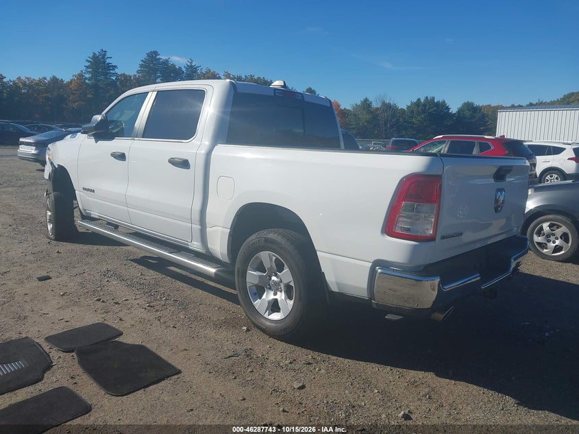 Vin: 1c6rreft8pn619591, lot: 46787897, ram 1500 big horn  4x2 5'7 box 20233