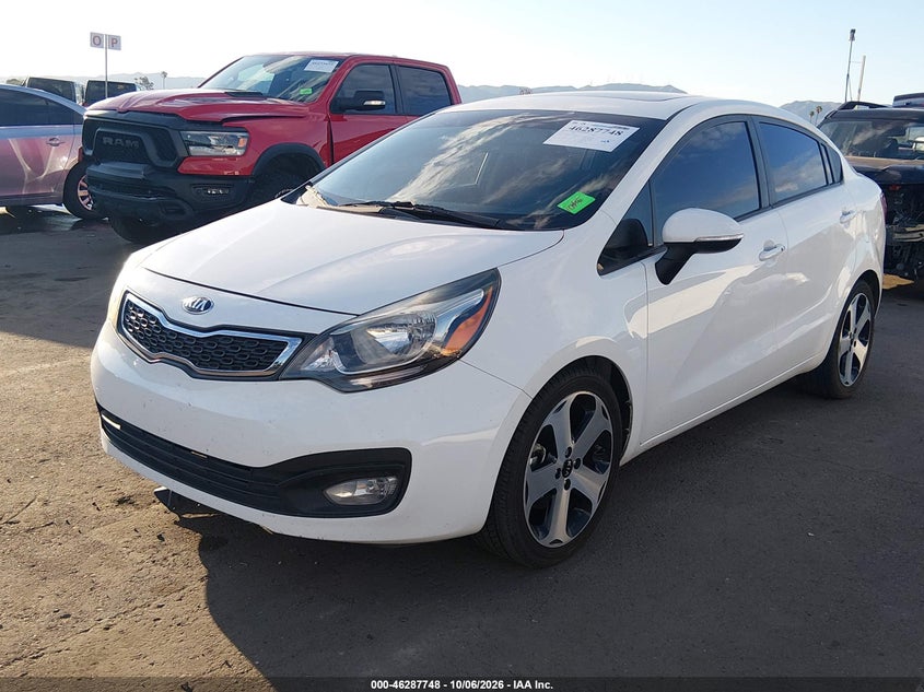 Vin: knadn4a3xd6294638, lot: 46787912, kia rio sx 20132