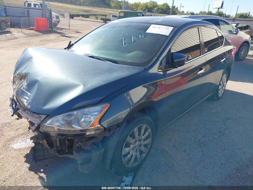 Vin: 3n1ab7ap5ey205719, lot: 46787919, nissan sentra s/sv/sr/sl 20142