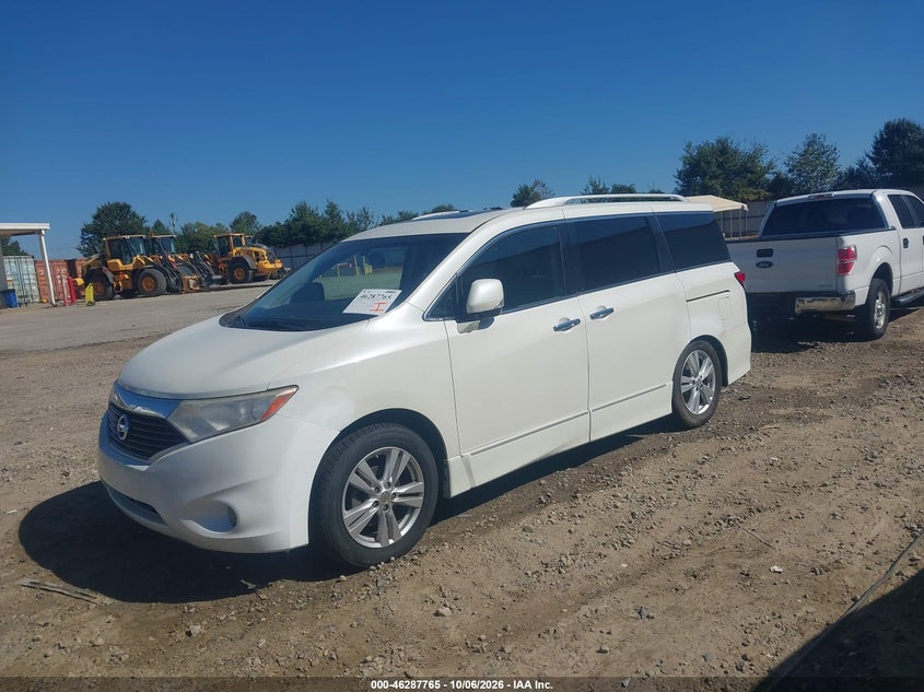 Vin: jn8ae2kp8b9003159, lot: 46787928, nissan quest le 20112