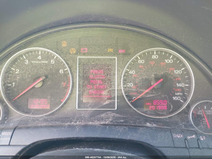 AUDI A4 2004 VIN WAULC68E04A028739