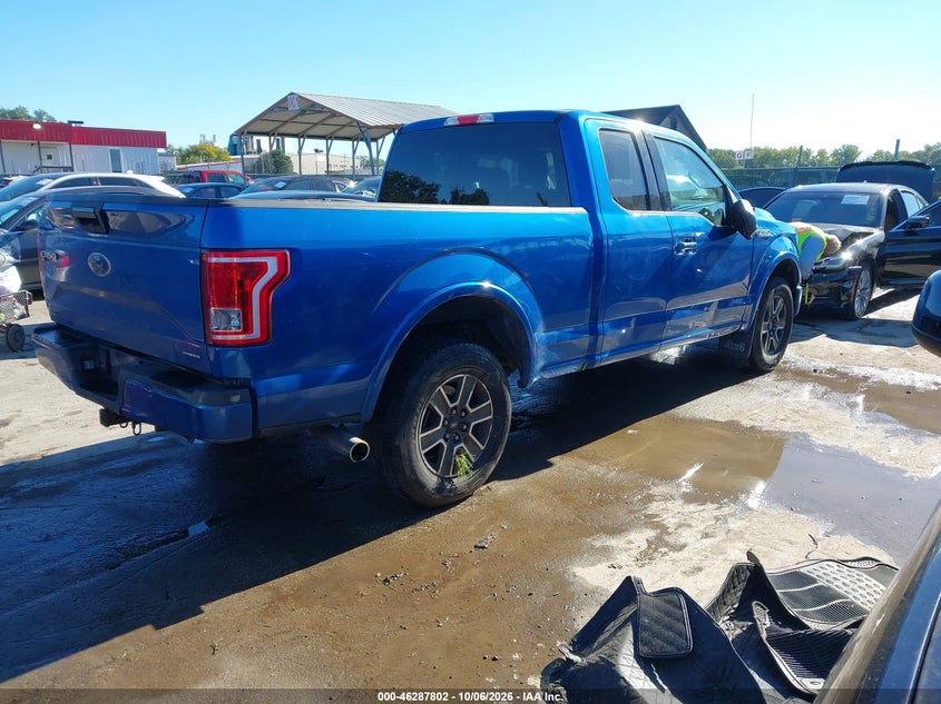 Vin: 1ftfx1ef2ffb76126, lot: 46787965, ford f-150 xlt 20154